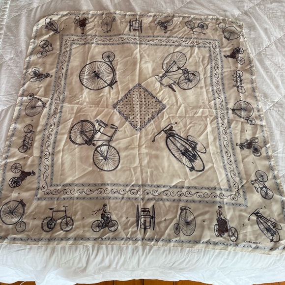 Vintage Laura Ashley Silk Scarf - Picture 1 of 6